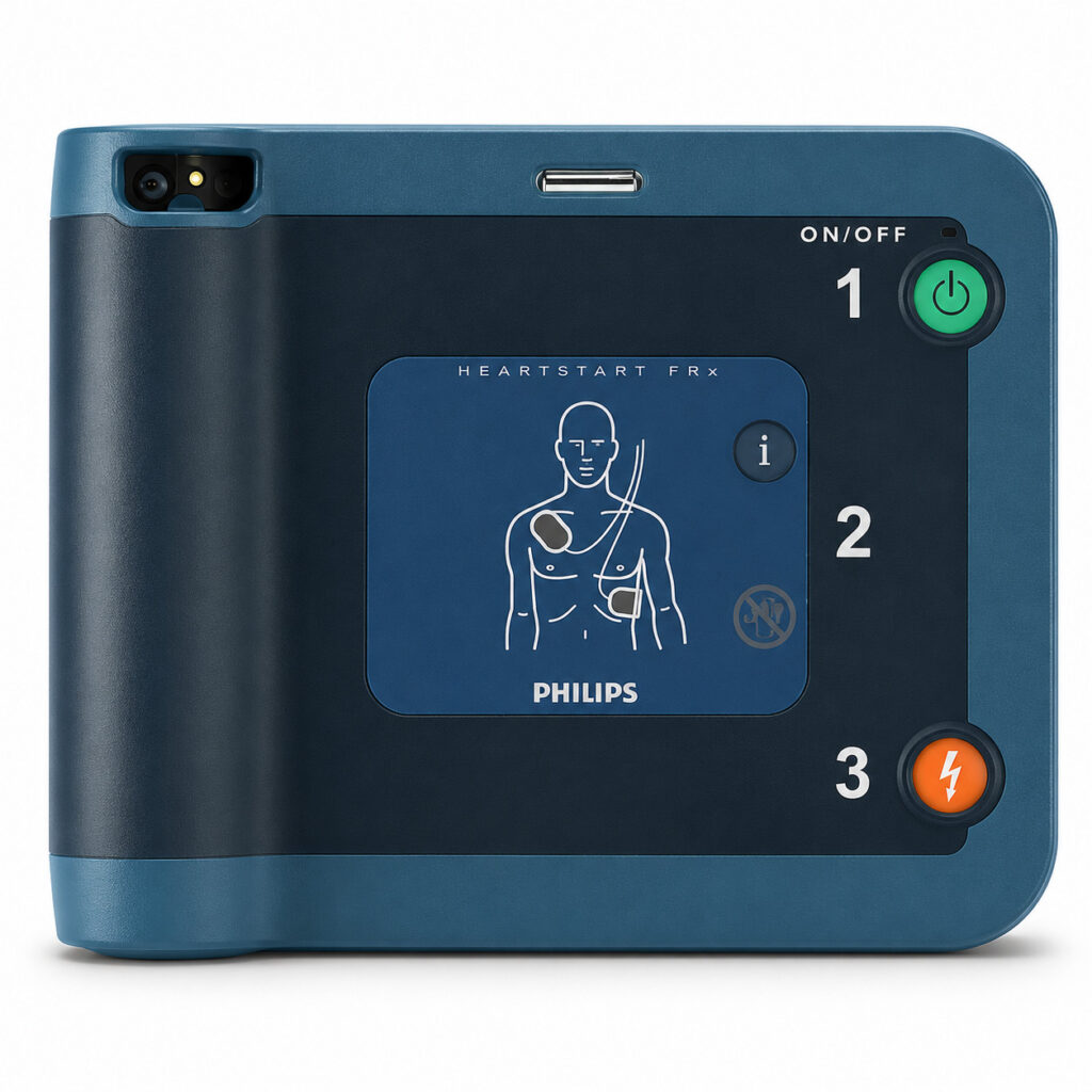 AED Philips FRx | półautomat | terenowy i niezawodny