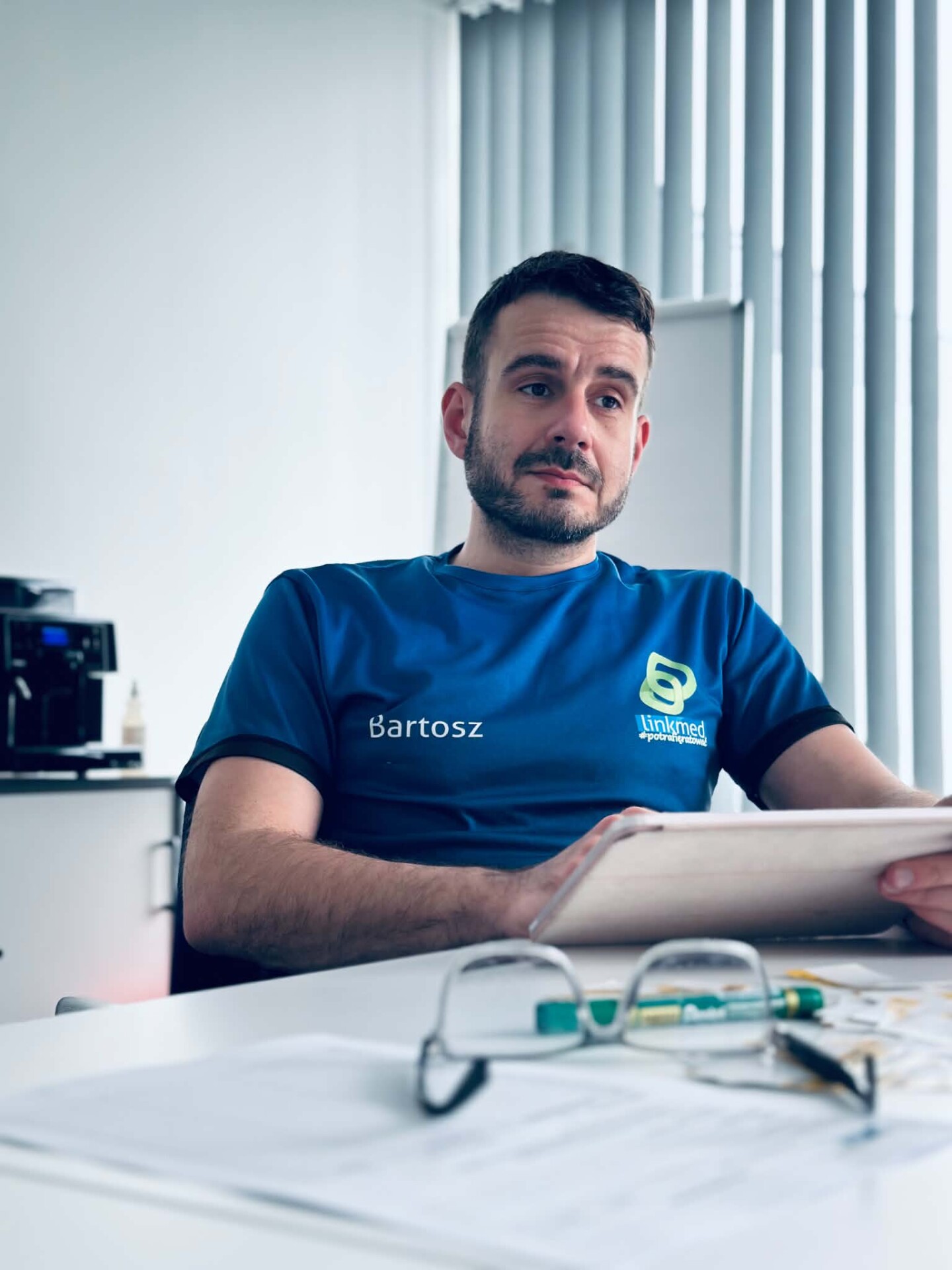 Bartosz Kobczyk, ratownik medyczny i instruktor pierwszej pomocy, założyciel LINKMED